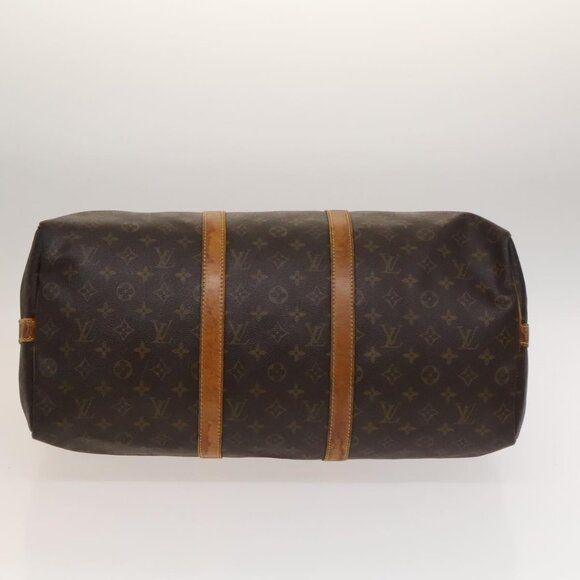 LOUIS VUITTON Monogram Keepall Bandouliere 50 Boston Bag M41416 LV Auth 132553 - Picture 6 of 16